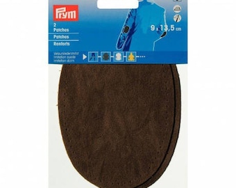 Elbow patch of quality, imitation suede 9 x 13, 5 cm