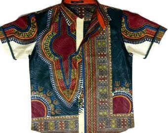 1970s Dashiki Cotton Tunic 