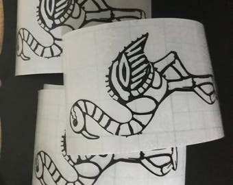 Skeleton flamingo Etsy Flamingo skeleton inch shipping