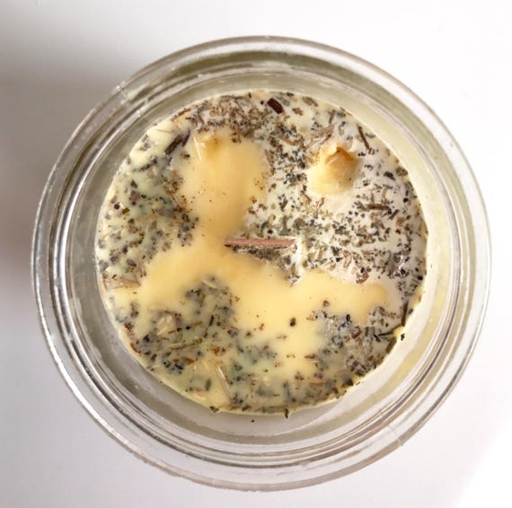 Lemon Sage Catnip Candle Crackling Candle Catnip Candle Soy