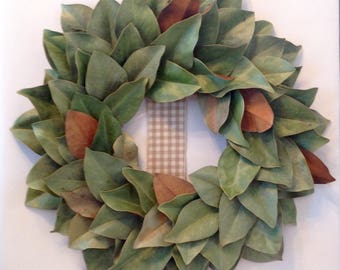 Magnolia Wreath ~ Southern Style ~