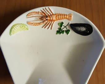 Bassano 1167 lobster plate-made in Italy