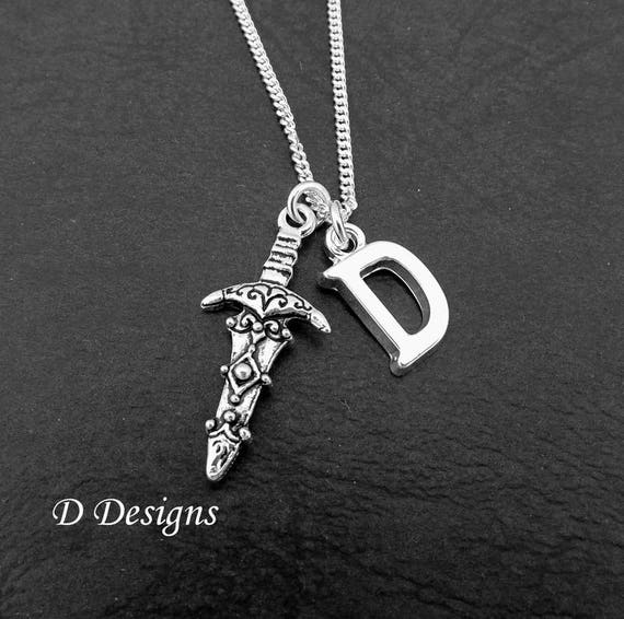 Dagger Necklace Sword Necklace Personalised Weapon
