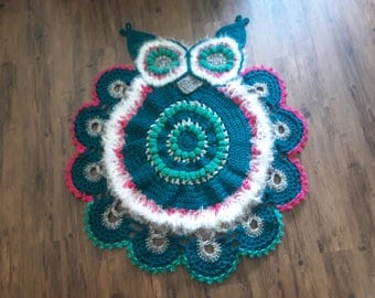 Crochet Owl Rug Pattern
