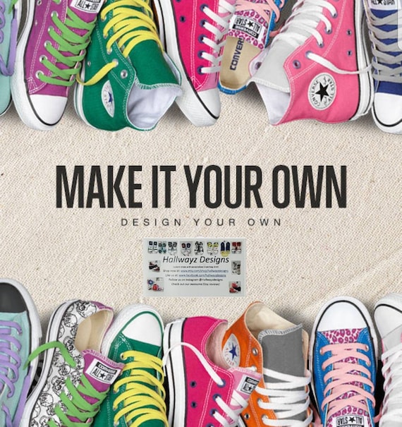 Design your own Converse shoes Add your favorite logo