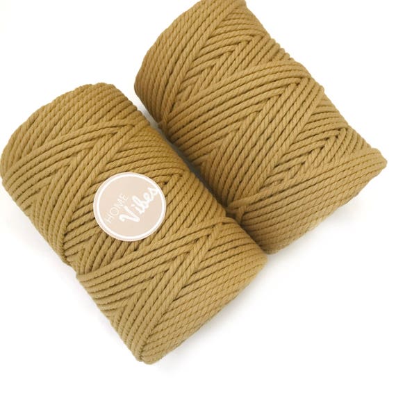 MUSTARD Macrame Cord