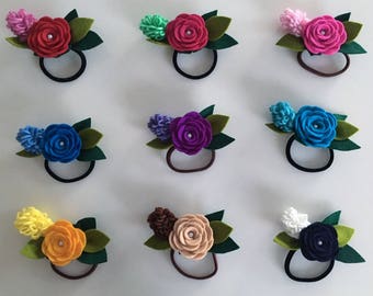 Rose and Fringe Blossom Hair Accessory