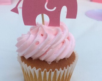 Elephant Cupcake toppers