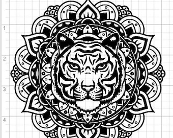 Free Free Tiger Mandala Svg Free 856 SVG PNG EPS DXF File