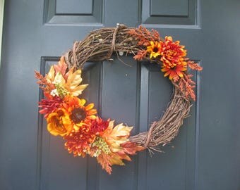 Willow branch Fall wreath