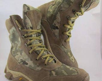 Army Tactic Boots Digital Pixel Comfort Leather and Cordura Combat Military shoes