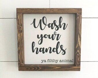 Ya filthy animal | Etsy