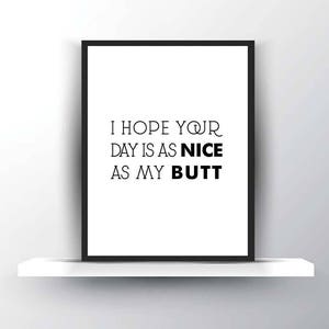 Butt art | Etsy