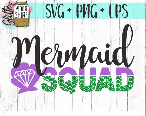 Download Mermaid Squad svg eps png Files for Cutting Machines Cameo