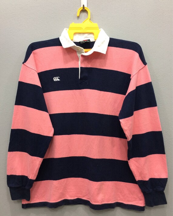 canterbury striped rugby shirt