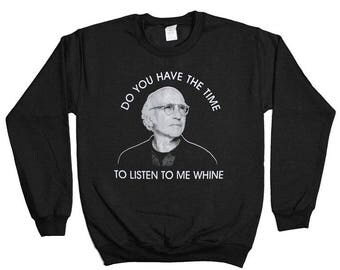 Curb Your Enthusiasm Sweatshirt - Larry David Basket Case 90s Sweater - Mens Womens - Holiday Sweater Pullover Oversize Sweat Shirt