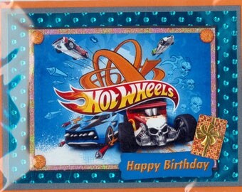 Hot Wheels Birthday Party Ticket Customizable Printable
