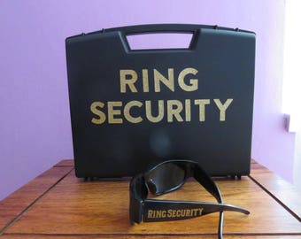 Ring Security, Ring Security Box, Wedding black box, Ringbearer Ring Agent, Ring bearer, Ring Security Briefcase, Ring Security Case