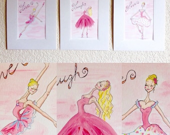 live laugh love, live laugh love art, live laugh love wall decor, inspirational quote art, inspirational wall decor, ballerina art, ballet