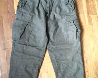 Wool army pants | Etsy