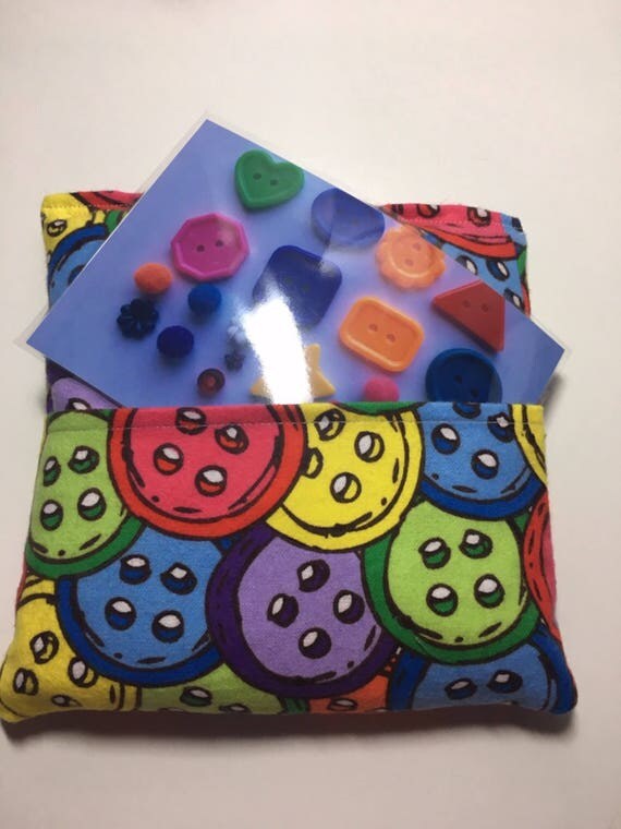 Colorful I Spy Bag I spy bag educational activity quiet