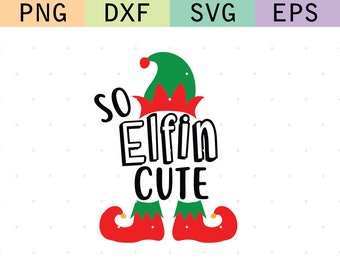 So elfin cute svg | Etsy