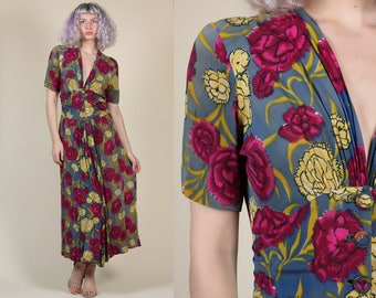 Vintage floral dress | Etsy