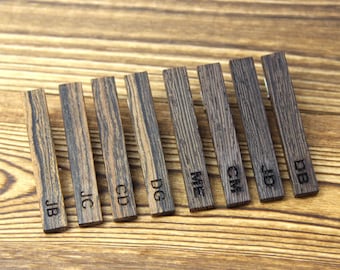 Tie Clip Wood Tie Clips Personalized Tie Clip Wooden Tie Bar Tack Personalized Tie Clip Wedding Gifts for Groom Gift for Groomsman Gift Set