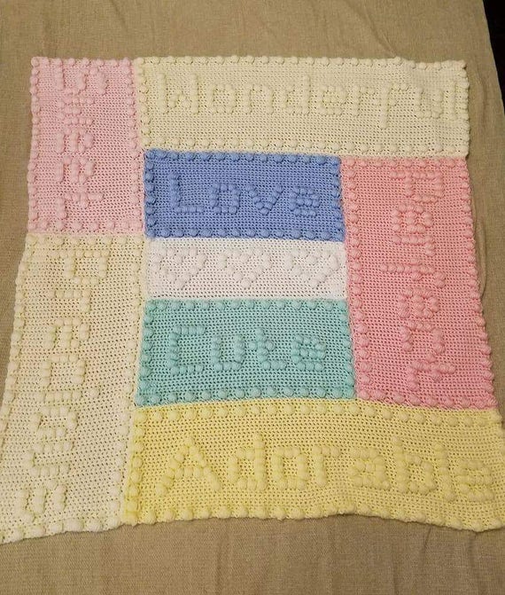 Precious Words Baby Blanket