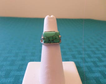 Turquoise Statement Ring, Turquoise Ring, Statement Ring, Turquoise Jewelry, Boho Turquoise Ring, Bold Statement Ring