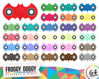 Batman Fidget Spinner Clipart, Fidget Toy Clipart, Stress Relief Clipart, Toy Clipart, Planner Clipart, Scrapbooking Cliparts