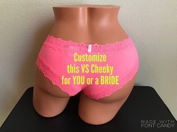 Personalized Panties / Bachelorette Party / Birthday Girl / Bridal Shower / Divorce Party / Wedding / Engagement / Honeymoon / Boudoir Shoot