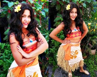 Moana Costume Disney Moana Dress Moana outfit Girls Toddler