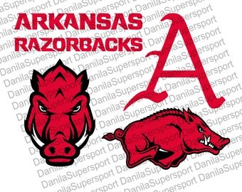 Razorbacks SVG, DXF, PNG, eps, cdr, Vector, Digital Cut File