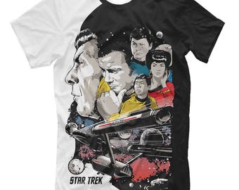 Star Trek shirts, Star Trek tee-shirt, t shirts Star Trek shirt, clothes starship enterprise, movie Star Trek, space, fantastic, Spock