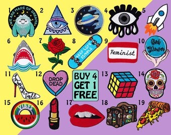 Patches Feminist Patches Iron On Embroidered Patches Iron On Patch Patches For Jackets