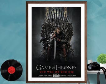 Game of Thrones poster set inspired by popular TV SHOW