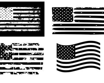 American flag svg Distressed American Flag svg USA Flag svg 4th of July svg Patriotic svg Distressed flags SVG DXF