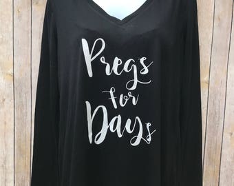 Pregnancy Shirt, Maternity Shirt, Preggers Shirt, Pregnancy Reveal, Announcement Shirt, Mom Shirt, Pregnancy Gift, New Mom Shirt, Mom Life