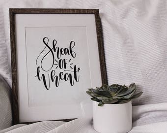 Alpha Omicron Pi Sorority - Sheaf of Wheat