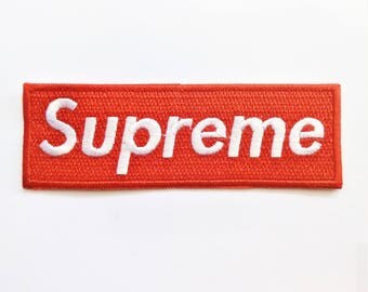Supreme Iron On Patch - Embroidery Supreme Applique Iron On Patch New PVK 91