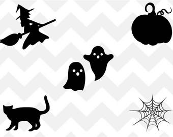 Halloween svg, Halloween bundle svg, witch svg, pumpkin svg, ghost svg, spider web svg, svg, png, cut file