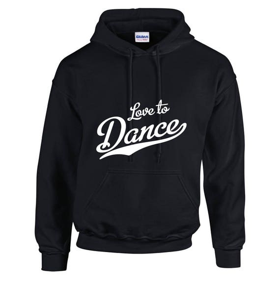 ileisure to hooded top with white black print ileisure to hooded top with white black print