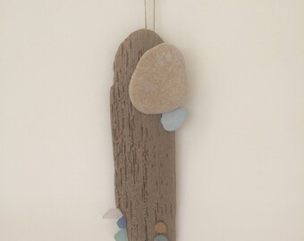 Sunny pebbles and glass