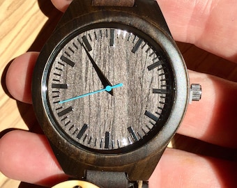 Handmade Wood Watch, Men’s Wooden Watch, Mens Wood Watch,Wood Watches for him, personalize watch, Boyfriend Gift, Gifts for Dad, Gift