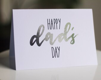 Happy Dad's Day - Fathers Day Greeting Card - A6