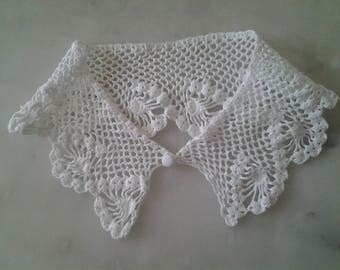 Peter Pan collar crochet neck 50 cm