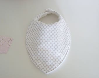 Bib bavana white, taupe