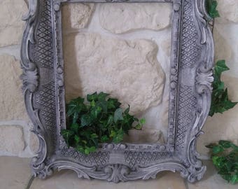 large baroque frame, weathered old