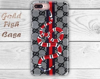 iPhone 7 case, iPhone 7 Plus case, iPhone 6S Case, iPhone 6S Plus Case, Iphone 7, iPhone 6 Case, iPhone 6 Plus Case, Red, Gucci Snake s081